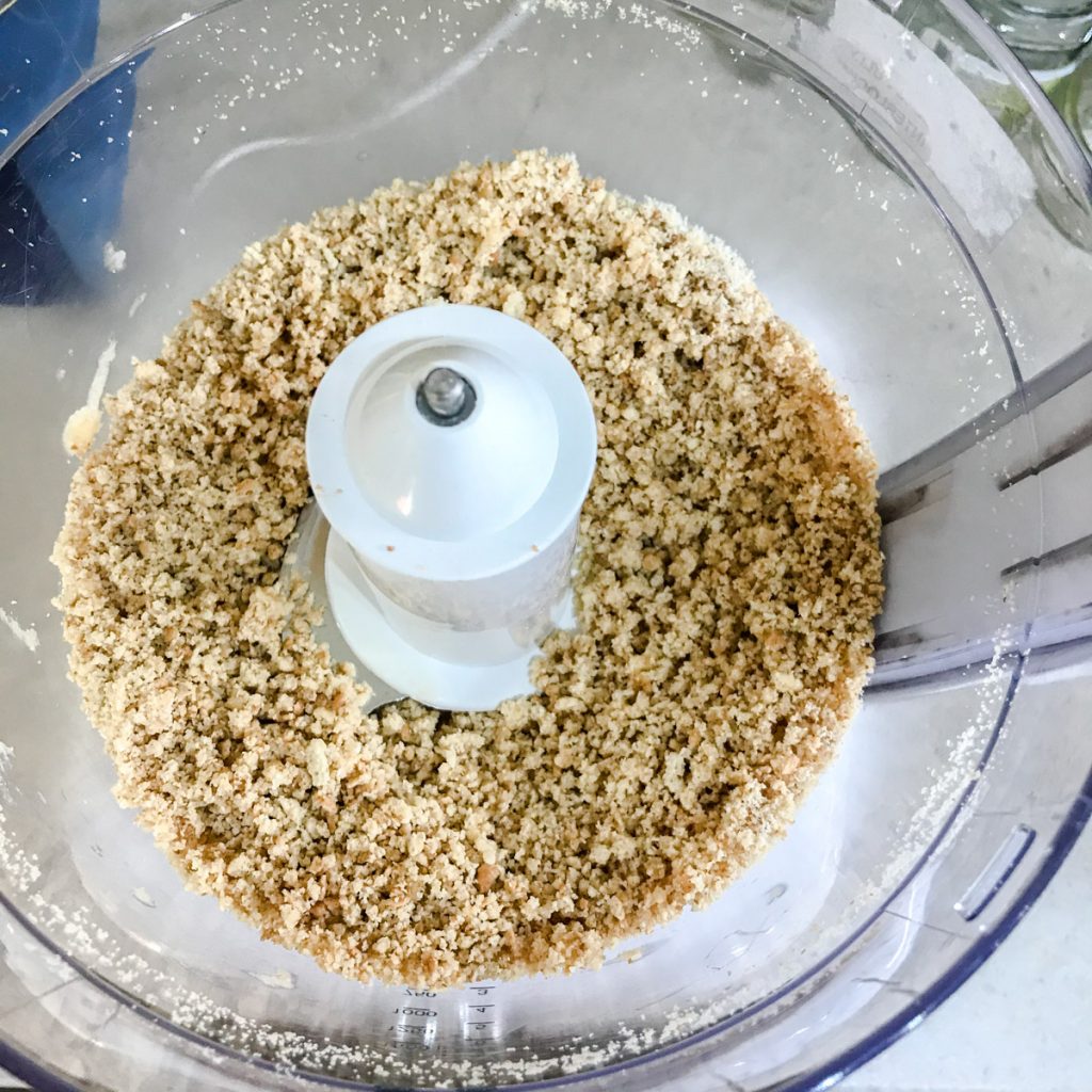 cheesecake crumb in food processor