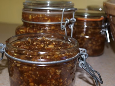 potting up Easy Apple pickle