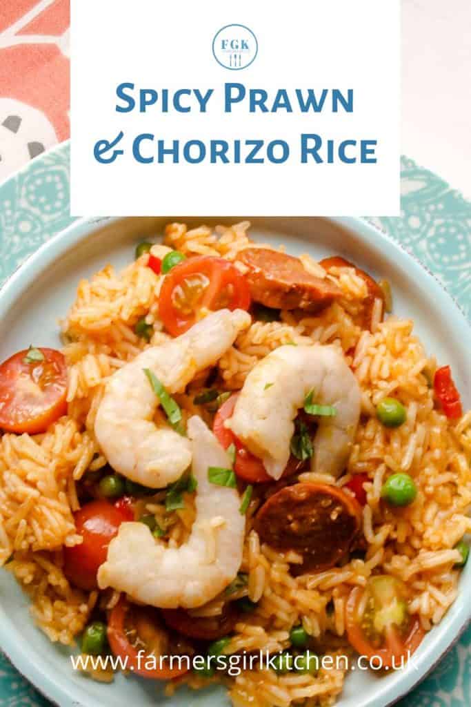 Recipe for Spicy Prawn & Chorizo Rice