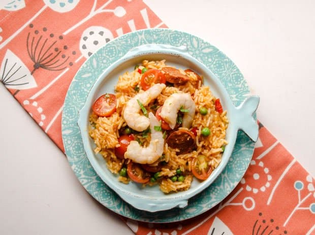 Spicy Prawn & Chorizo Rice