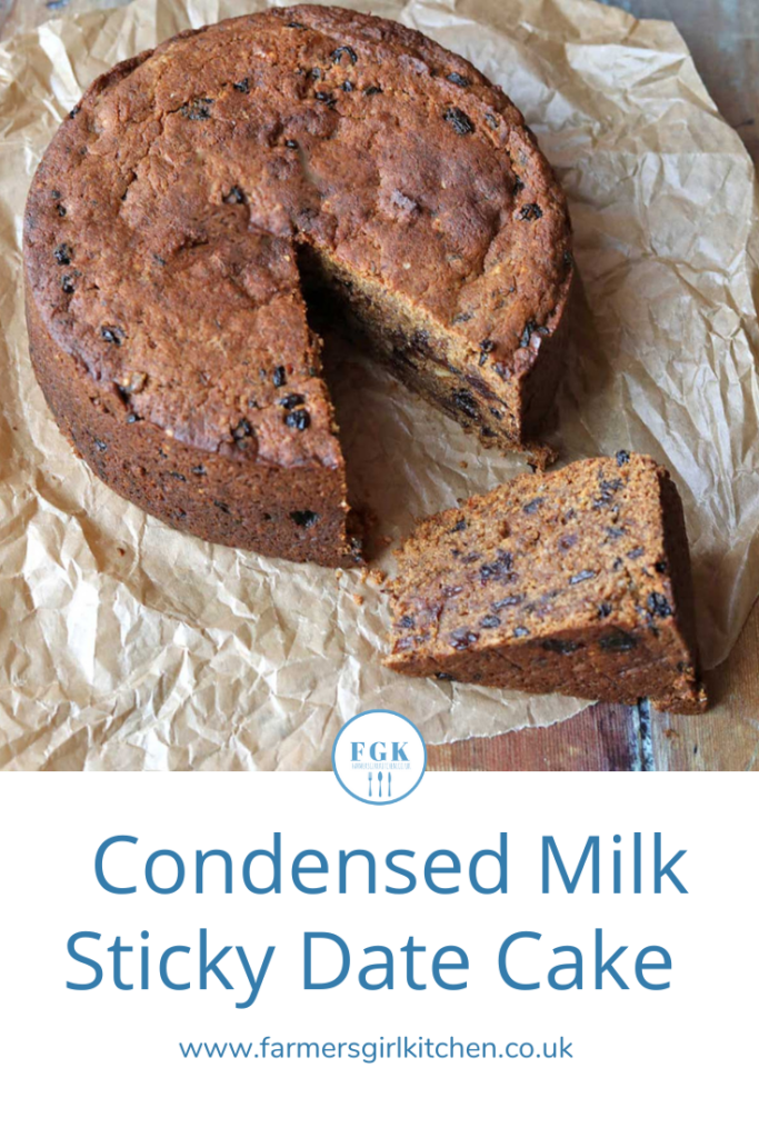 Condensed Milk STicky Date Cake