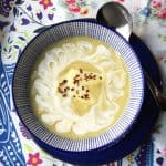 Warm up with a bowl of Spicy Parsnip and Apple Soup