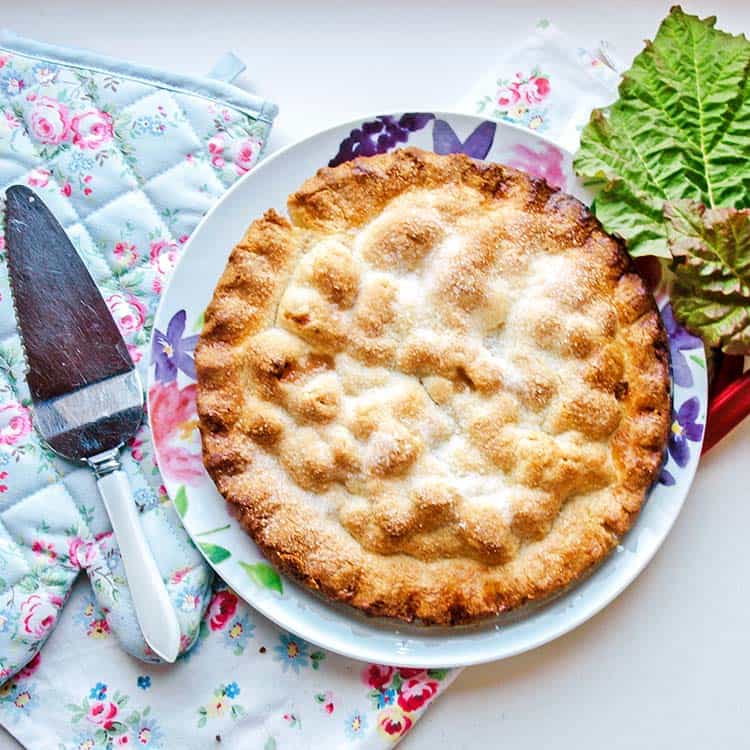 Easy Rhubarb Tart
