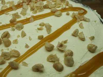 Peach and Salted Caramel Trifle