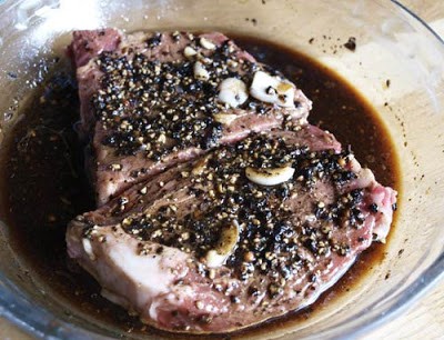 Pepper steak marinade