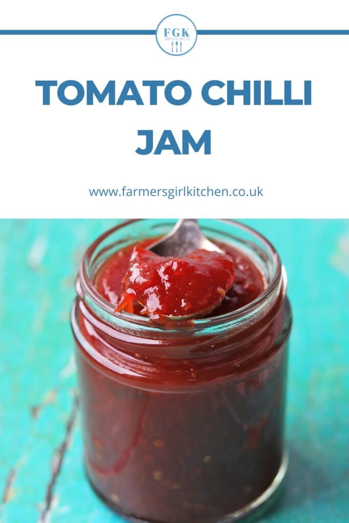 Tomato Chilli Jam in jar