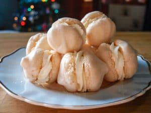 plate of meringues