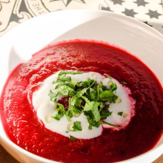 Rich Red Beetroot and Black Cumin Soup