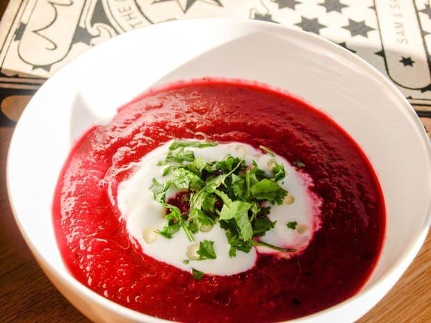 Rich Red Beetroot and Black Cumin Soup
