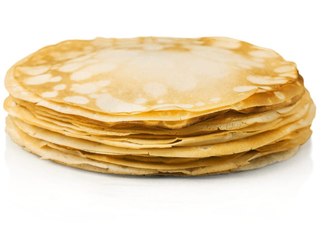 Crepe style pancakes