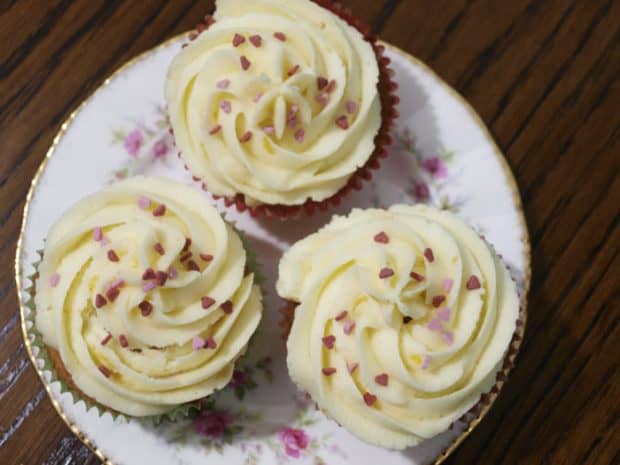 It's hard to resist these sweet little Lemon Love Cakes