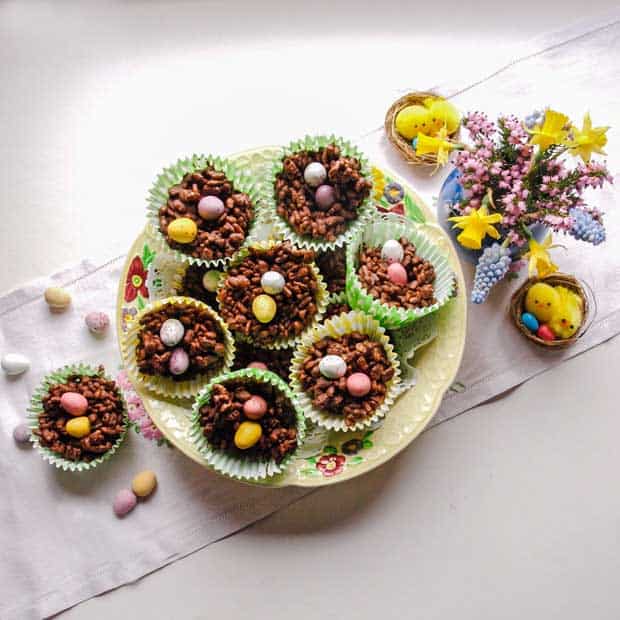 Chocolate Krispies Easter Nests Recipe