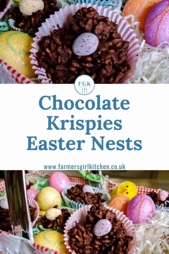 Make Chcolate Krispies Easter Nests
