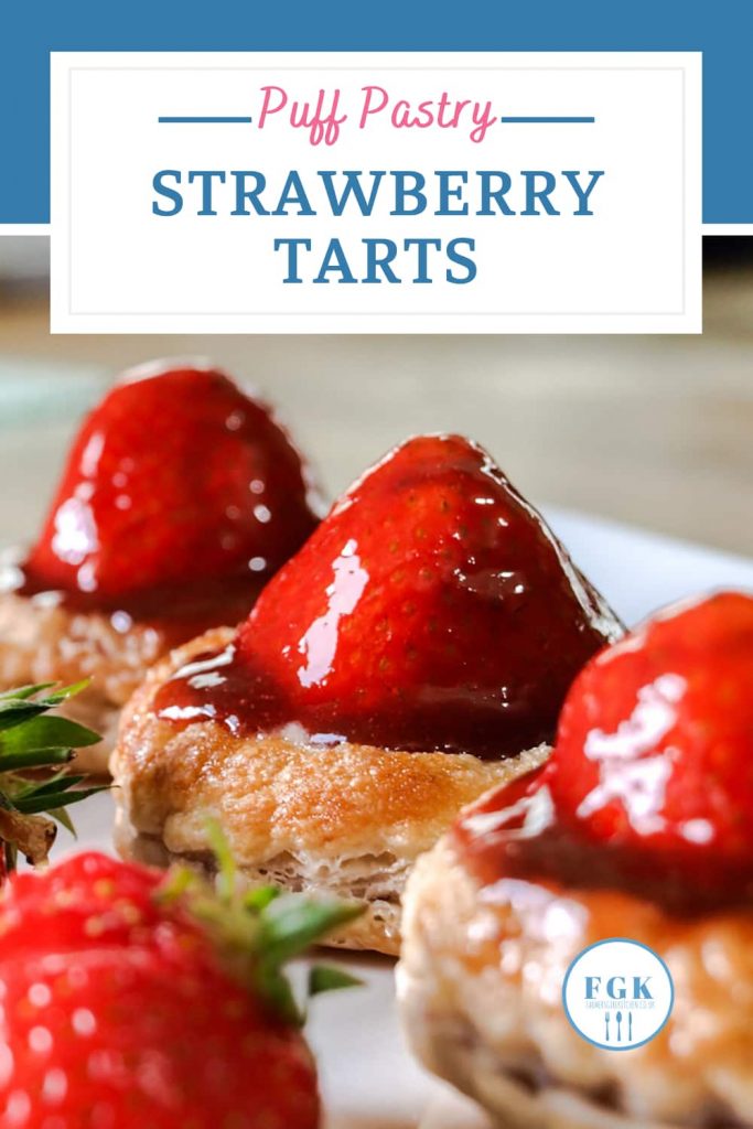 Strawberry Tarts with Puff Pastry