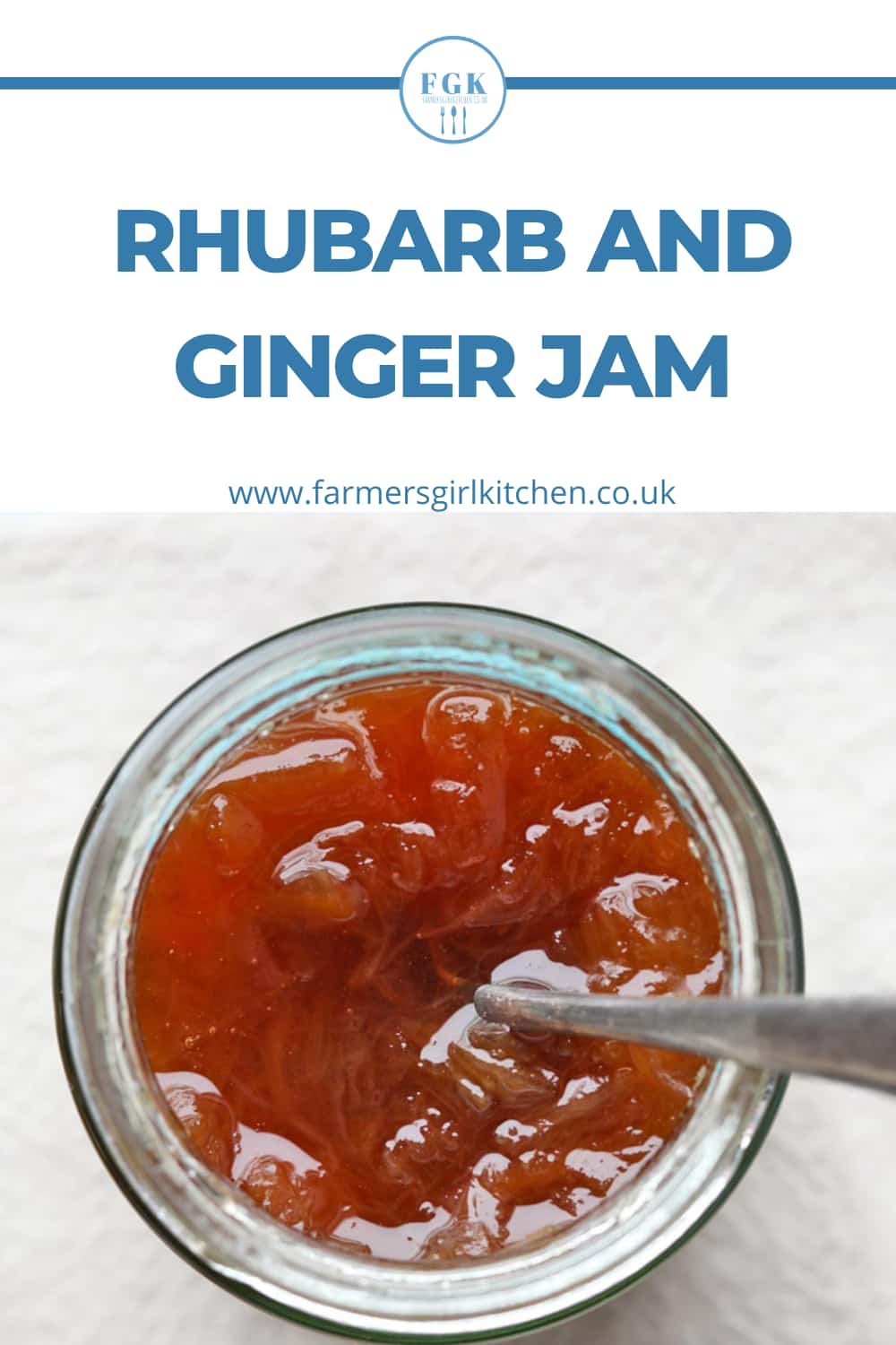 Rhubarb and Ginger Jam Farmersgirl Kitchen