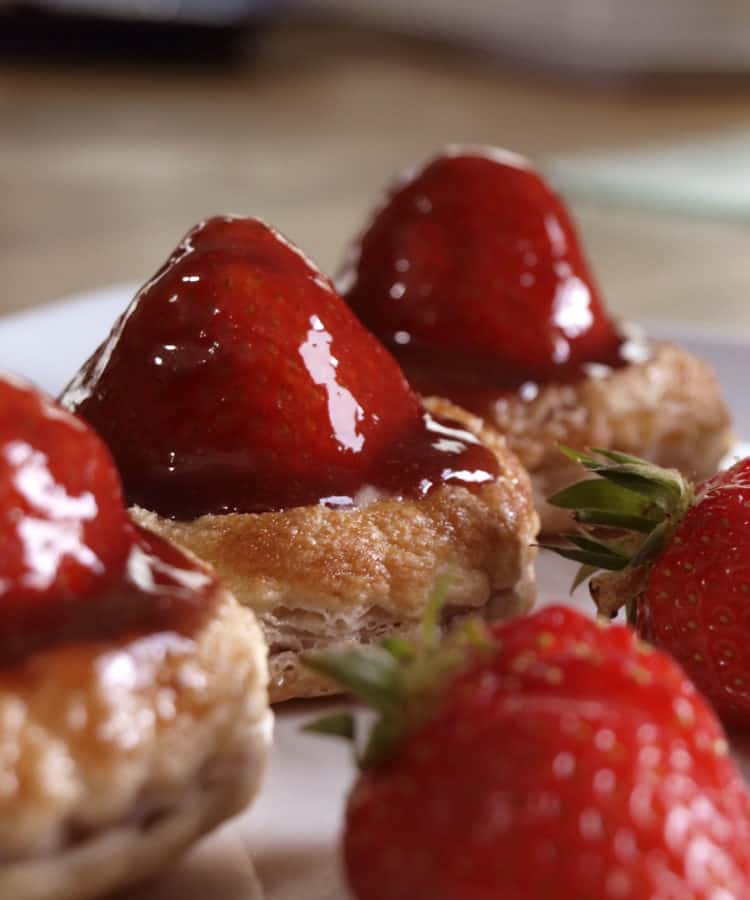 Simple to make these Strawberry Tarts are a real taste of summer