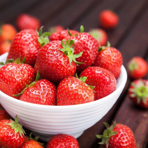 bowl of strawberries
