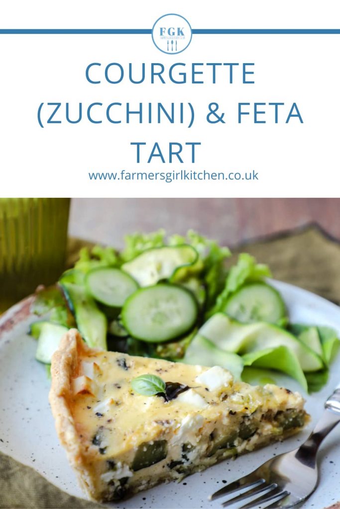 Courgette and Feta Tart