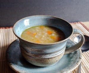Large cup of soup