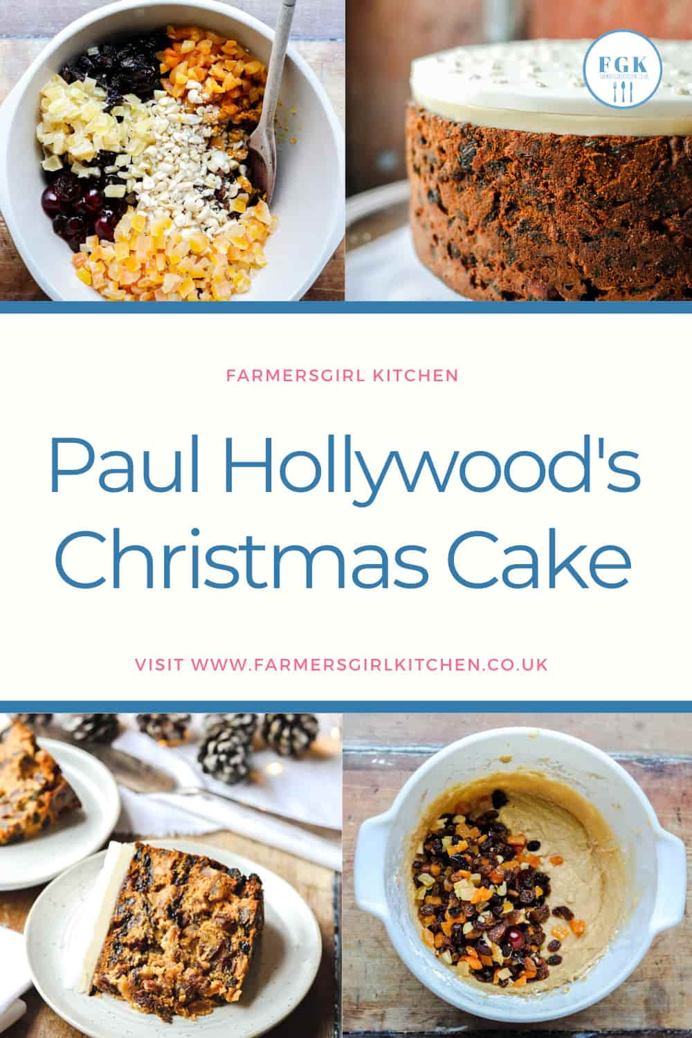 Paul Hollywood's Christmas Cake Farmersgirl Kitchen