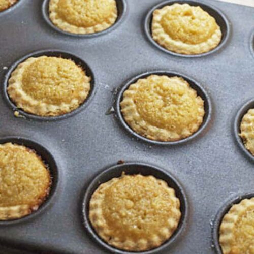 Baked mini Treacle Tarts