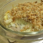 parsnip gratin with cheese