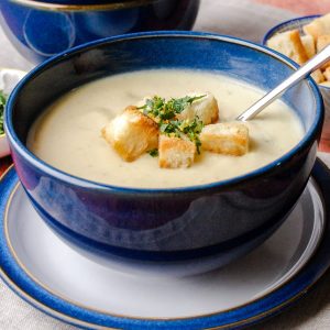 Bowl of Cauliflower Cheese Soup
