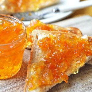 seville orange marmalade on toast.