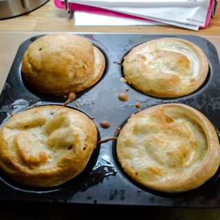 4 Yorkshire Puddings in tin
