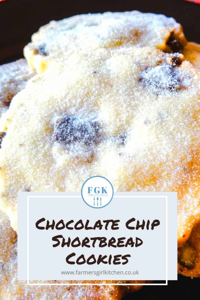 Chocolate Chip Shortbread Cookies
