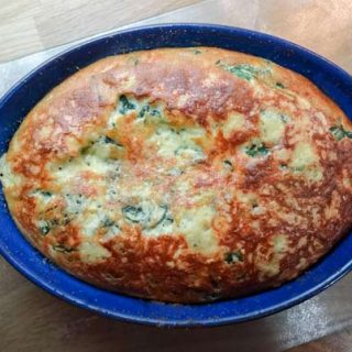 Delicous Spinach and Cheese Souffle