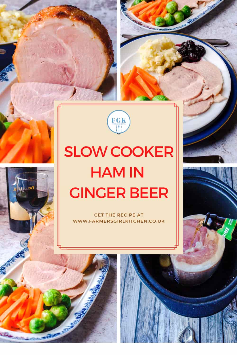Slow Cooker Ham in Ginger Beer Farmersgirl Kitchen