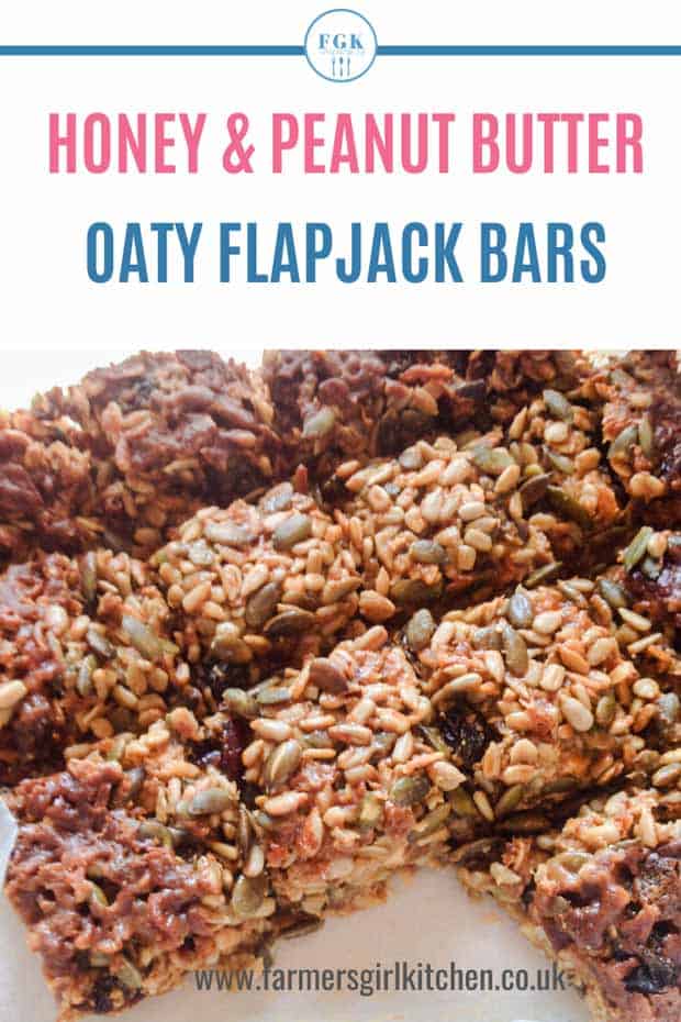 Honey & Peanut Butter Oatmeal Bars Recipe