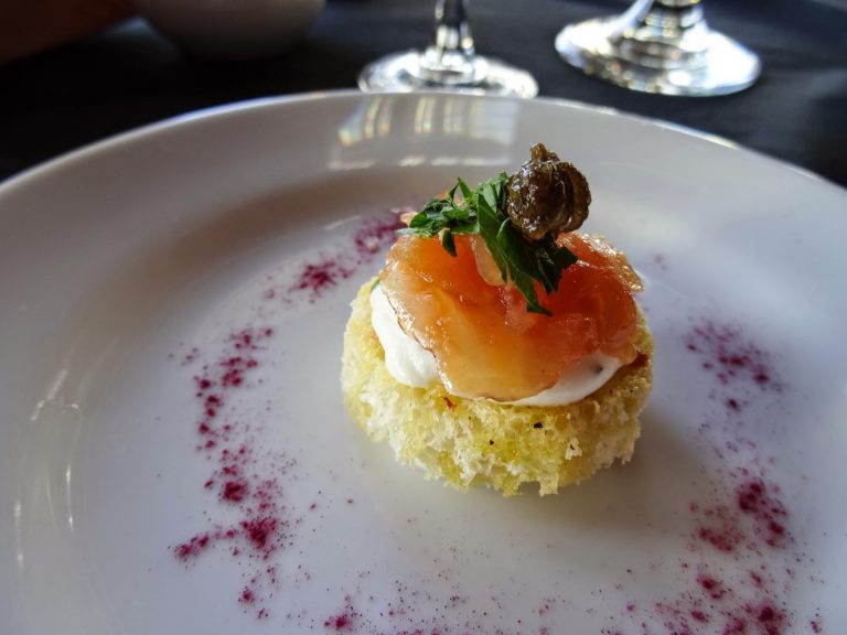 Crab Cakes by the Ocean at Pictou Lodge Resort