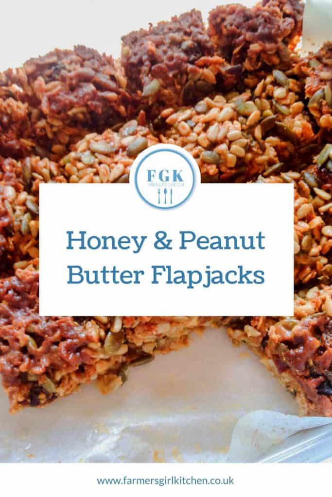 Honey and Peanut Butter Flapjacks