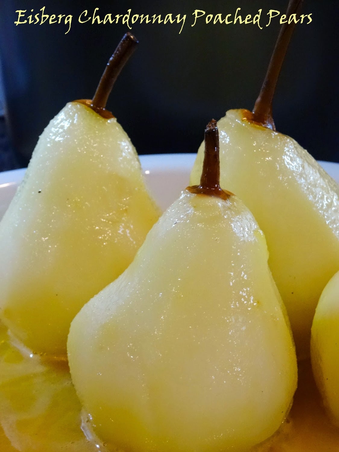 Chardonnay Poached Pears and a Slow Cooked Christmas Farmersgirl Kitchen