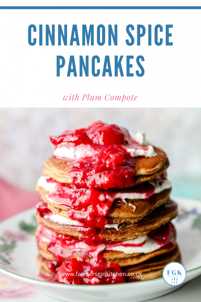 Cinnamon Spice Pancake Stack