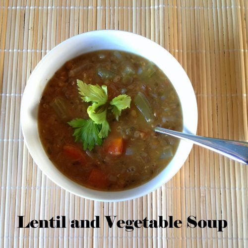 Green Lentil and Vegetable Soup - Farmersgirl Kitchen