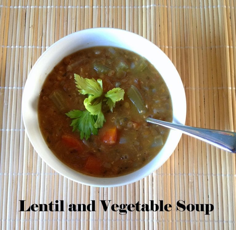 Green Lentil and Vegetable Soup