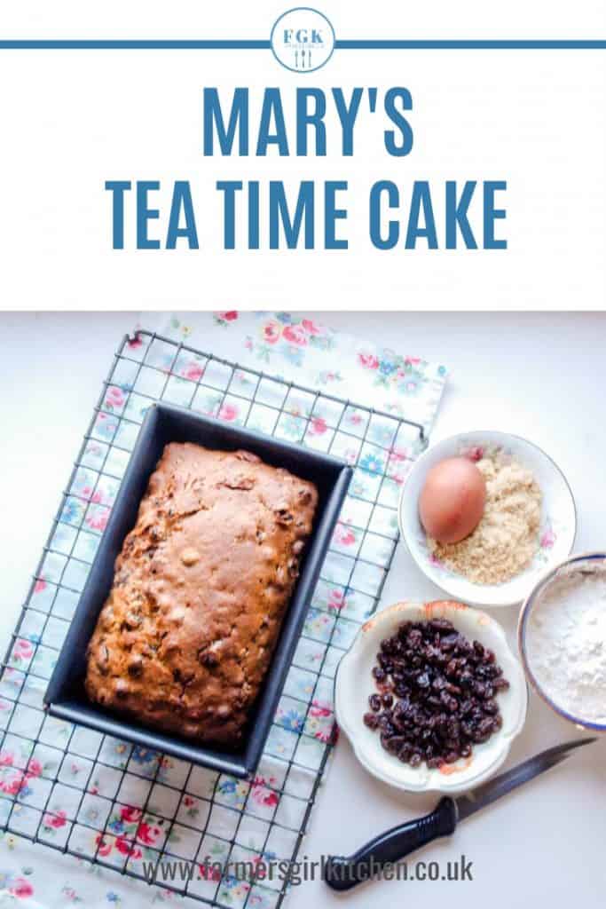 Tea loaf on cooling tray