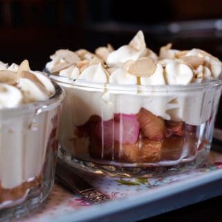 two dishes of trifle
