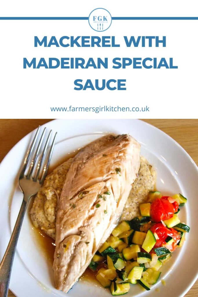 Plate of Mackerel in Madeiran Special Sauce