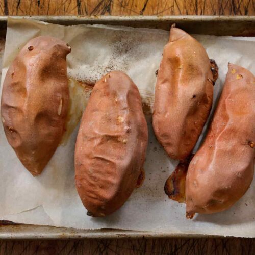 baked sweet potatoes