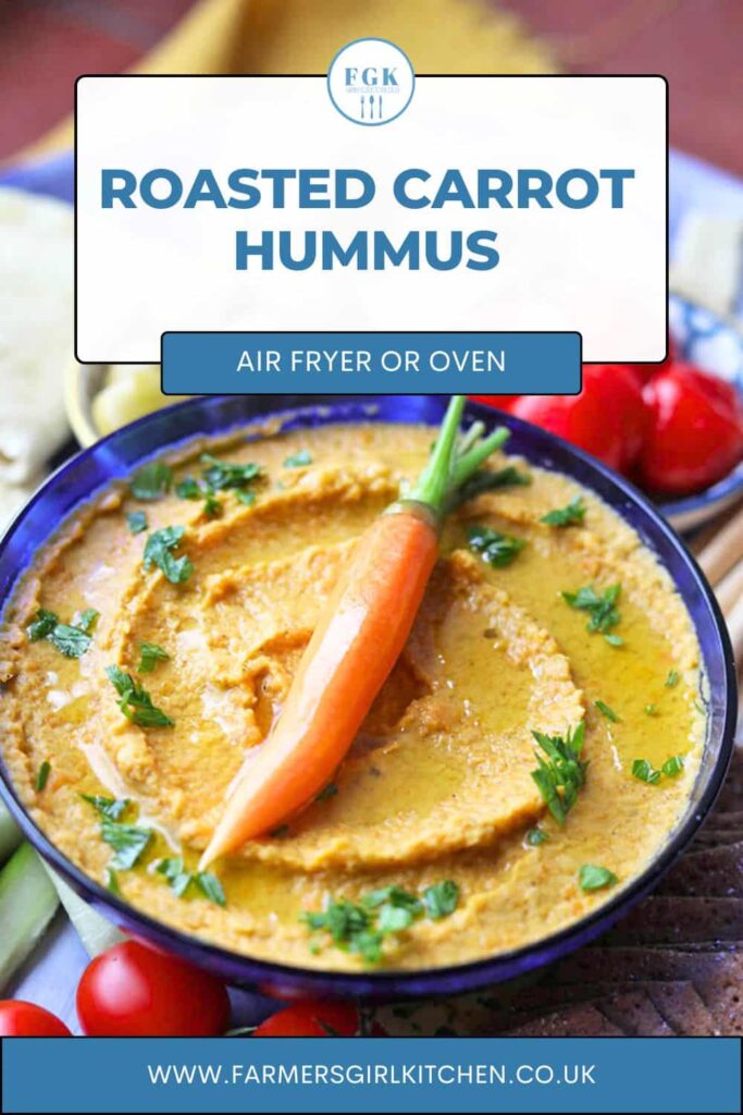 roasted carrot hummus.