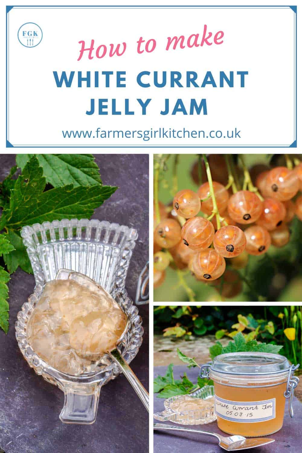 White Currant JellyJam Farmersgirl Kitchen