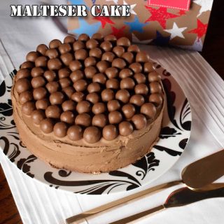 Chocolate Caramel Malteser Cake