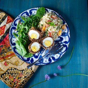 Moroccan Vegetarian Scotch Eggs