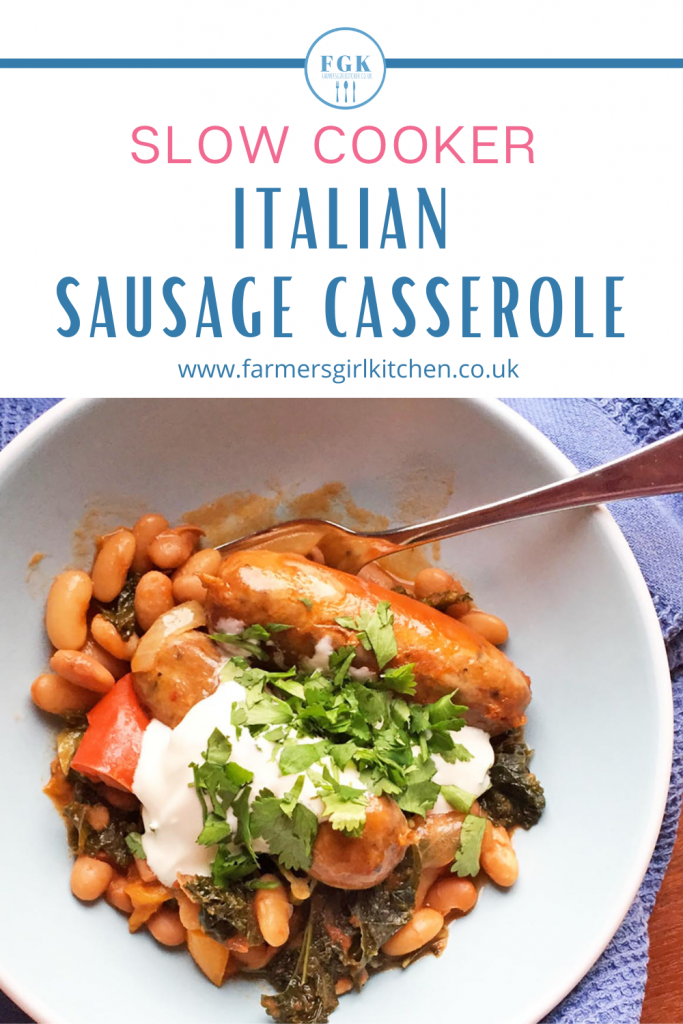 Slow Cooker Italian Sausage Casserole