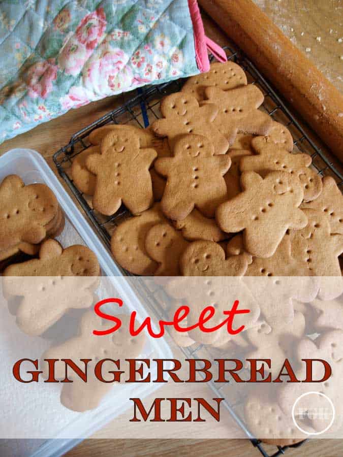 Make these Sweet Gingerbread Men your family tradition, just as they are in my family. They are so good and everyone loves the sweet ginger crunch #christmas #holidays #cookies #gingerbread