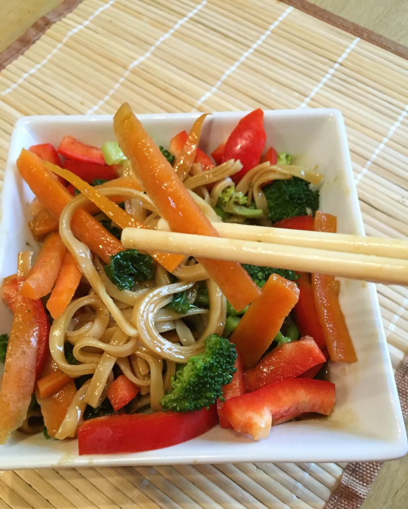 Quick and Easy Vegetarian Noodle Bowl Farmersgirl Kitchen